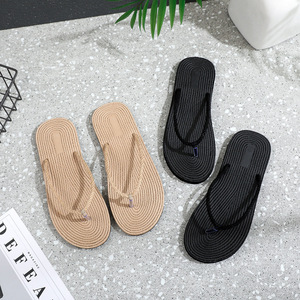 <span class=keywords><strong>Chanclas</strong></span> de Verano para <span class=keywords><strong>Hombre</strong></span>, Simples, Planas, de Color Sólido, con Punta Abierta, Modernas, de EVA, de <span class=keywords><strong>Paja</strong></span>, Casuales, para la Playa - Product Image 2