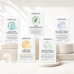 Mascarilla Greenlem con Ácido Hialurónico y Ceramida, Reafirmante y Fortalecedora de la Barrera Cutánea para Mujeres, OEM ODM - Product Image 3