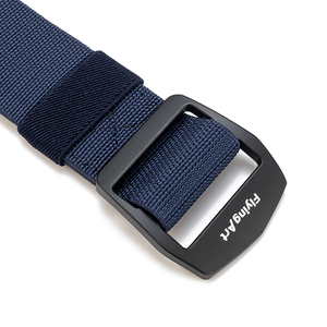 Accesorios de <span class=keywords><strong>ropa</strong></span> Jeans de <span class=keywords><strong>hombre</strong></span> Lona tejida Poliéster Cinturón elástico ajustable 3,8 cm de ancho Cinturón de nailon personalizado para exteriores - Product Image 5
