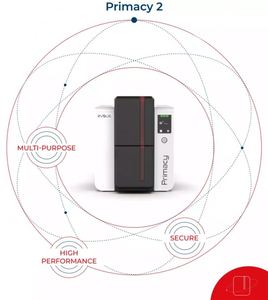 Nouvelle imprimante de cartes d'identité en plastique PVC double face <span class=keywords><strong>Evolis</strong></span> <span class=keywords><strong>Primacy</strong></span> 2 <span class=keywords><strong>duplex</strong></span> d'origine - Product Image 4
