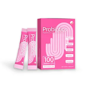 Polvo de probióticos OEM para la salud de las mujeres, embellece El apoyo inmunológico, mejora la función gastrointestinal, bebida sólida probiótica