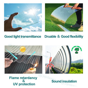 Hojas planas de policarbonato y láminas de plástico para techos, así como estructura para techo de policarbonato - Product Image 2