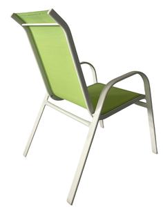 Chaise de <span class=keywords><strong>jardin</strong></span> en <span class=keywords><strong>aluminium</strong></span> avec siège imperméable en textilène empilable pour les banquets extérieurs Meubles de patio de plage - Product Image 3