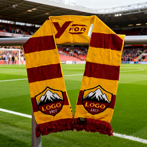 Bufanda de Fútbol Personalizada al <span class=keywords><strong>por</strong></span> Mayor Directamente de Fábrica, Bandera de Club de Fútbol para Fanáticos de Equipos Nacionales, Características Ecológicas, Regalos para Ferias Comerciales - Product Image 1