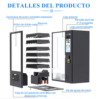 Máquina Expendedora Inteligente Automática con Pantalla Táctil y Monedas para Bebidas y Snacks, Personalizable, Marca RUNYANG