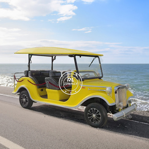 Carro <span class=keywords><strong>de</strong></span> golf eléctrico <span class=keywords><strong>de</strong></span> 8 plazas vintage 2024, alquiler <span class=keywords><strong>de</strong></span> coche clásico a la venta, coche turístico clásico eléctrico - Product Image 2