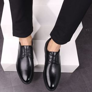 Nouvelles Chaussures Habillées en Cuir PU pour Hommes, Tendance et de Haute Qualité, Style Rétro Britannique Décontracté, Zapatos De Cuero - Product Image 3