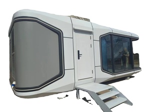 Hôtel de plein air Facile à installer Petites villas à <span class=keywords><strong>bas</strong></span> <span class=keywords><strong>prix</strong></span> Décoration raffinée Maison de conteneur mobile portable moderne de luxe pour l'extérieur - Product Image 2