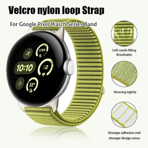 สายรัดข้อมือไนลอนแบบถักสำหรับ <span class=keywords><strong>Google</strong></span> Pixel Watch 4สายสำรองสำหรับ <span class=keywords><strong>Google</strong></span> Pixel Watch 3 2 1 - Product Image 1