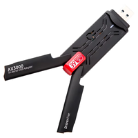 Adaptador USB WiFi al por Mayor, 3000mbps, Sin Controladores, RTL8832CU, Tarjeta de Red Inalámbrica Wifi 6e AX3000, Adaptador USB WiFi Tri-Banda