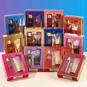 Coffret Cadeau Parfum et Lait Corporel 2 Pièces Luxe Hydratant Longue Durée Parfum Floral Femme Pack Cadeau Bain Coffret Parfum et Lait Corporel - Product Image 1