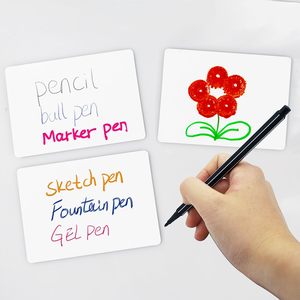 การ์ดเปล่าสำหรับพิมพ์ การ์ดเกมเปล่าสีขาว การ์ดเปล่าสำหรับเขียนเพื่อการศึกษา ใส่ความคิดเห็น เขียนและวาดภาพ - Product Image 4