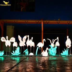 Đèn lồng lụa Trung Quốc chống thấm nước trang trí lễ hội tùy chỉnh, đèn LED nhiều màu sắc cho chương trình trình diễn đèn lồng - Product Image 5