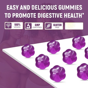 Complément alimentaire sans sucre à saveur de raisin OEM, 10 g de fibres, gommes à mâcher avec 30 milliards de probiotiques, mélange d'ACV, vitamine C, <span class=keywords><strong>inuline</strong></span> - Product Image 3