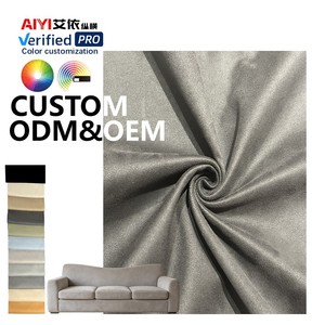 Tessuto in <span class=keywords><strong>Velluto</strong></span> di Alta Qualità 2165, Microfibra 100% Poliestere, Tessuto Scamosciato per Tappezzeria, <span class=keywords><strong>Velluto</strong></span> Tinto in Filo con Rivestimento PA - Product Image 6