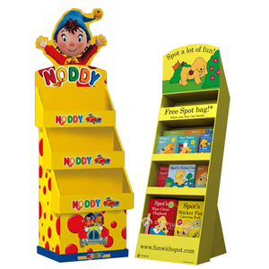 Bán Buôn Có Thể Gập Lại Tùy Chỉnh Hiển Thị Sàn Đứng Cho Sách Và Trẻ Em Phụ Kiện Thân Thiện Với Môi Tông Quảng Cáo Giá - Product Image 5