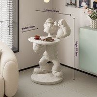Table d'appoint sculpturale de marin de dessin animé |   Table basse créative en gros pour salon et coin canapé