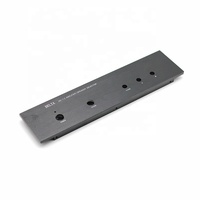 Fabricant chinois de panneaux avant d'amplificateur audio sur mesure, usinés par CNC, plaque frontale en aluminium, panneau avant en aluminium
