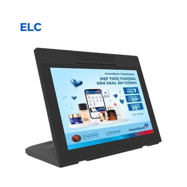 Factory L Type 10.1" Capacitive Touch Screen Business Android Tablet with RK3399 2GB+16GB POE for Commercial Use