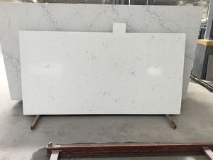 Mesa de Cuarzo Bianco Carrara Goldtop OEM 4044 - 3200x1600mm, 20mm/30mm de Grosor, Diseño Moderno para Decoración de Interiores de Villas - Product Image 5