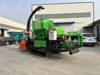 Machine combinée ensileuse et enrouleuse automotrice 4QZDB-50 pour la récolte de l'ensilage de maïs sur les terres vallonnées et l'emballage de balles rondes