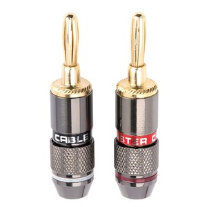 Conectores de Audio Tipo Banana de 4mm, Chapados en Oro, de Cobre, para Cableado de Altavoces - Product Image 3