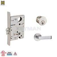 Serrure à cylindre électronique intelligente KEYMAN haute sécurité, pêne dormant durable antivol avec accès par clé, modèle FC pour cylindres SFIC KIK
