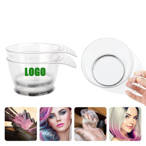 Bol transparent pour teinture capillaire, récipient de mélange de couleur de cheveux antiadhésif, facile à nettoyer, outil de coiffure et de coloration pour salon - Product Image 2
