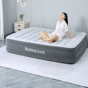 Bestway 6717V fabbrica-King Size Design moderno letto gonfiabile 191*137*38cm incorporato pompa molla tascabile per campeggio materassino gonfiabile - Product Image 2