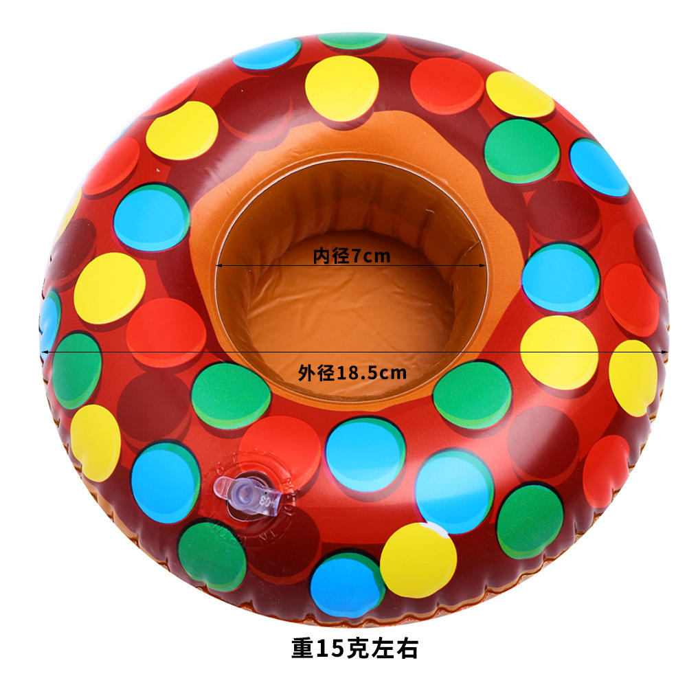 Sous-verre à pain à pois marron