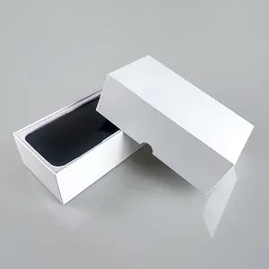 Paquete de caja de teléfono móvil vacía de cartón blanco personalizado embalaje para Iphone caja personalizada para Apple para I Phone 15 Pro Max