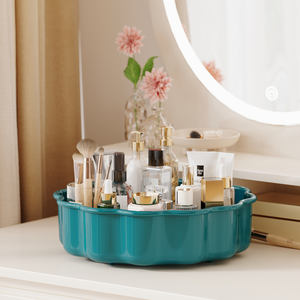 PPモダンで持続可能な回転メイクアップ収納オーガナイザーLazy Susanターンテーブルベッドルームカウンタートップ - Product Image 2