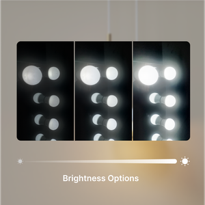 Chứng Khoán ở Mỹ! Docarelife cô gái mỹ phẩm trang điểm gương thắp sáng <span class=keywords><strong>Hollywood</strong></span> phong cách Vanity gương với bóng đèn và loa - Product Image 5