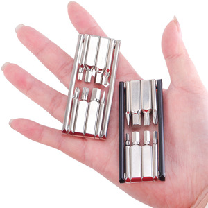 8 trong 1 Mini Screwdriver Set thép không gỉ Pocket gấp tay công cụ xe đạp sửa chữa đa công cụ - Product Image 4