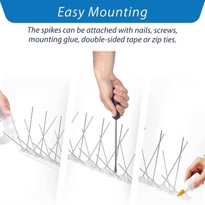 Chim kiểm soát gai không giết chết chống chim thép không gỉ chim thấm gai bền Pigeon Repellent gai - Product Image 6