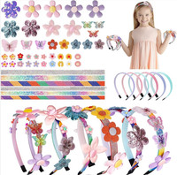 Ensemble personnalisé BELLEWORLD bandeau princesse à paillettes pour enfants serre-tête mignon étoile papillon cheveux arcs bandeaux cerceau de tête pour bricolage