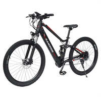 Vélo Électrique Tout-Terrain VTT 27,5 Pouces 1000W Haute Vitesse à Suspension Intégrale pour Adultes, Stock Central Polonais, Manuel