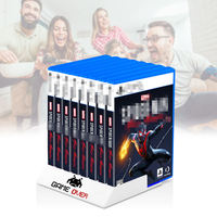 Rak Penyimpanan Disk Game PS5 PS4 dari Plastik, Penyangga Display CD, Organizer untuk Aksesoris Game PlayStation 4 5, Laris Terjual
