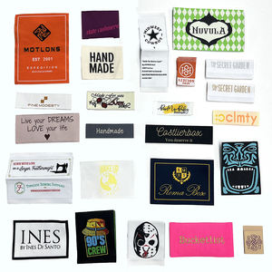 Factory Customized Private Logo High Density Fabric Garment <strong>Labels</strong>, Wholesale Cloths Ribbon Satin Care <strong>Label</strong> Custom Woven <strong>Labels</strong> - Product Image 6