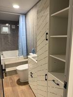 Maison conteneur extensible avec grande fenêtre, 3 chambres, 2 toilettes, normes australiennes, maison préfabriquée avec une grande baignoire