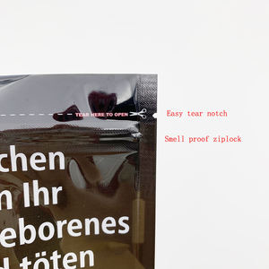 Wholesale Plastic Packaging Bags Leaf Packing Cigar Mylar Pouch Disposable Tobacco Bag - Product Image 3