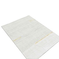 Tapis minimaliste italien transfrontalier pour salon, tapis de canapé et de table basse, personnalisable, aspect cachemire, lavable, imprimé