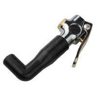 Robinet de remplissage d'eau de refroidissement pour radiateur industriel OEM, en laiton chromé, avec buse en caoutchouc coudée, certifié CE, 150 PSI