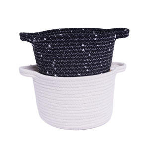 Panier de rangement en coton tissé entièrement naturel SPYRO à prix bas, très vendu - Product Image 6