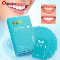 Tiras Blanqueadoras Dentales Onugesmile Naturales Sin Sensibilidad, Blanqueamiento Seguro con PAP, Tiras Blanqueadoras Dentales