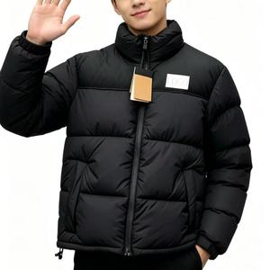 Veste d'hiver rembourrée brillante pour homme, coupe courte, zippée, de haute qualité, style OEM, pour l'extérieur, pour <span class=keywords><strong>North</strong></span> City - Product Image 4