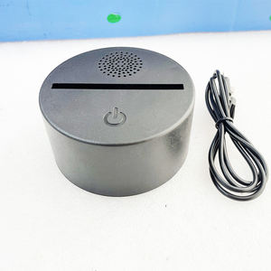 Nouvelle Enceinte WiFi Sans Fil Unique et Colorée avec Microphone Intégré, Lumière Nocturne 3D et Batterie Rechargeable pour Plastique - Product Image 2