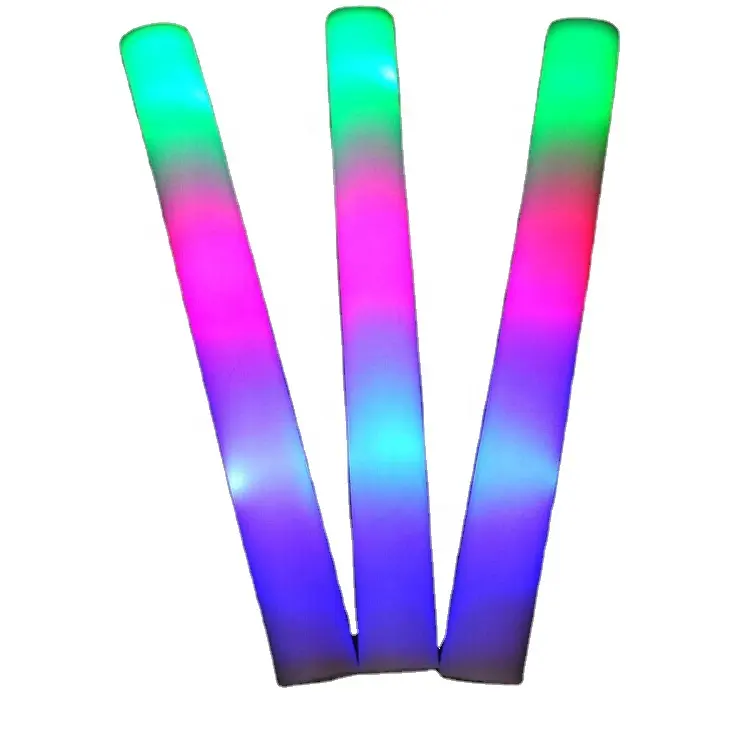 2022 Agreat Hot Selling Led Foam Glow Sticks Halloween Props Light Glow Sticks For Concert Parties Led Foam Stick Party