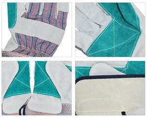 Guantes de seguridad de construcción de cuero de protección personalizada profesional de alta calidad Sanjian guantes de soldadura de 10 pulgadas para soldadores - Product Image 3