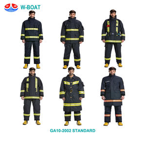 WANZEN469ノメックスアラミドケブラー消防士スーツ3M反射ストリップNFPA1971消防士ユニフォーム消防ジャケットパンツ - Product Image 3